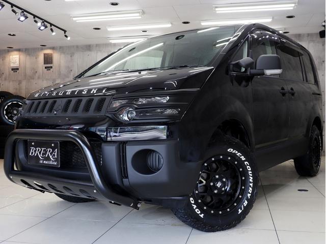 デリカD:5 G パワーパッケージ ブレラOGカスタム 新品社外AW 新品BFグッドリッチATタイヤ 新品ブルバー 新品リアラダー ヘッドライトプロテクター テールランプブラックアウト マットブラック塗り分け 両側電動ドア スマートキー(3枚目)