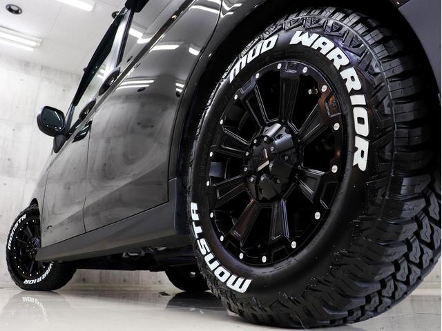 ステップワゴンスパーダ Z ブレラOGカスタム 新品社外AW&新品マッドテレーンタイヤ 新品ルーフラック インナーブラックヘッドライト テールブラックアウト マットブラック仕上げ 両側電動スラドアHDDナビBカメラ スマートキー(12枚目)
