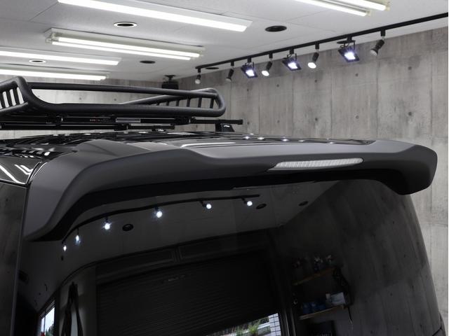 ステップワゴンスパーダ Z ブレラOGカスタム 新品社外AW&新品マッドテレーンタイヤ 新品ルーフラック インナーブラックヘッドライト テールブラックアウト マットブラック仕上げ 両側電動スラドアHDDナビBカメラ スマートキー(19枚目)