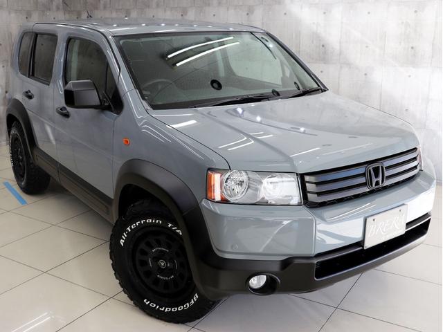 クロスロード 18L Xパッケージ 7人乗り BRERAオリジナルカスタム 新品社外アルミホイール 新品BFグッドリッチATタイヤ マットブラック塗り分け HDDナビ バックカメラ ETC キーレス(4枚目)