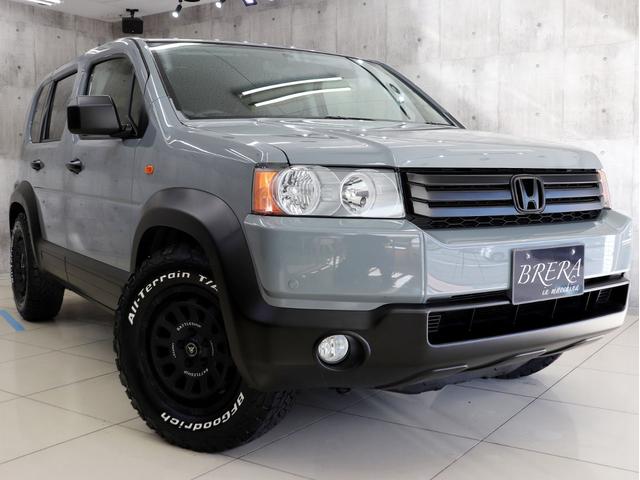 クロスロード 18L Xパッケージ 7人乗り BRERAオリジナルカスタム 新品社外アルミホイール 新品BFグッドリッチATタイヤ マットブラック塗り分け HDDナビ バックカメラ ETC キーレス(5枚目)