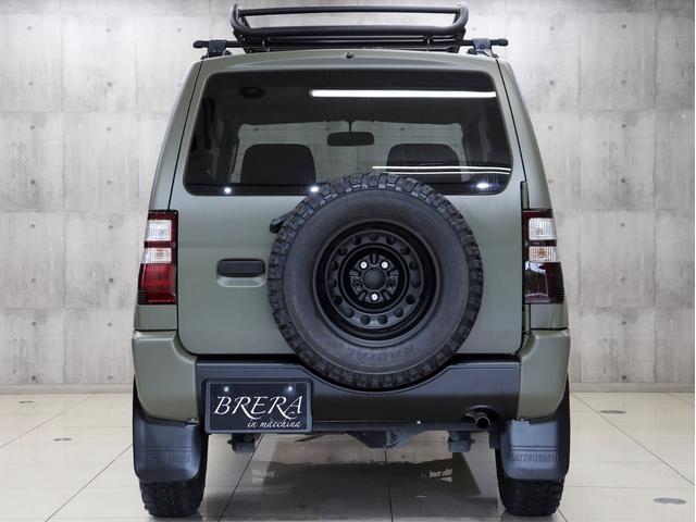 パジェロミニ ＶＲ　４ＷＤ　ターボ　ブレラＯＧカスタム　新品社外ＡＷ　新品マッドテレーンタイヤ　新品ルーフラック＆新品ベースキャリア　テールランプブラックアウト　ＭＩＴＳＵＢＩＳＨＩエンブレム　マットブラック塗り分け（7枚目）