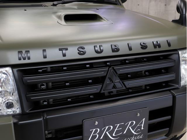 パジェロミニ ＶＲ　４ＷＤ　ターボ　ブレラＯＧカスタム　新品社外ＡＷ　新品マッドテレーンタイヤ　新品ルーフラック＆新品ベースキャリア　テールランプブラックアウト　ＭＩＴＳＵＢＩＳＨＩエンブレム　マットブラック塗り分け（15枚目）