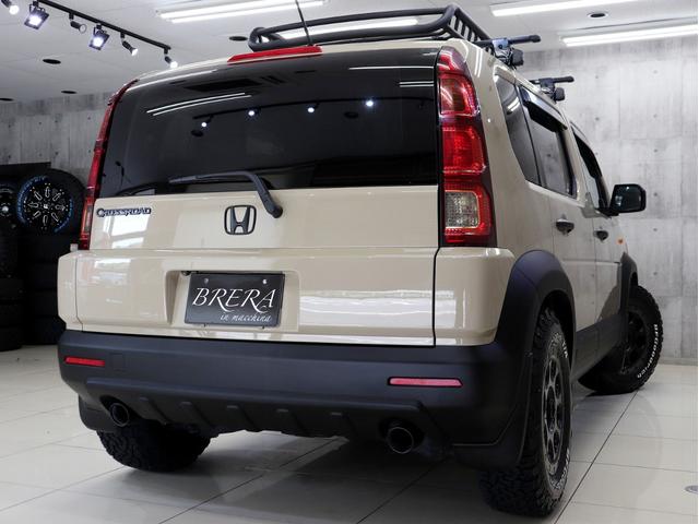 クロスロード 20X 7人乗り BRERAオリジナルカスタム 新品社外アルミホイール 新品BFグッドリッチATタイヤ 新品ルーフラック&新品ベースキャリア マットブラック塗り分け キーレス(9枚目)