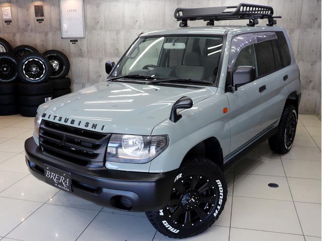 パジェロイオ ZX 4WD BRERAオリジナルカスタム 新品社外アルミホイール 新品マッドテレーンタイヤ 新品ルーフラック&新品ベースキャリア インナーブラックヘッドライト テールランプブラックアウト ETC キーレス(2枚目)