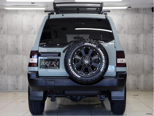パジェロイオ ZX 4WD BRERAオリジナルカスタム 新品社外アルミホイール 新品マッドテレーンタイヤ 新品ルーフラック&新品ベースキャリア インナーブラックヘッドライト テールランプブラックアウト ETC キーレス(7枚目)