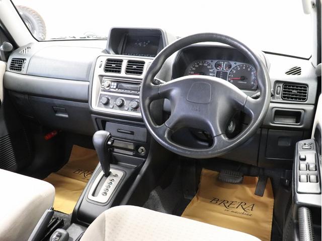 パジェロイオ ZX 4WD BRERAオリジナルカスタム 新品社外アルミホイール 新品マッドテレーンタイヤ 新品ルーフラック&新品ベースキャリア インナーブラックヘッドライト テールランプブラックアウト ETC キーレス(24枚目)