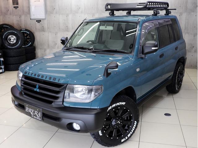 パジェロイオ パールパッケージ　ナビエディション　４ＷＤ　ブレラＯＧカスタム　新品社外ＡＷ　新品マッドテレーンタイヤ　新品ルーフラック＆新品ベースキャリア　インナーブラックヘッドライト　テールランプブラックアウト　マットブラック塗分　ＥＴＣ（2枚目）