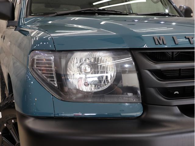 パジェロイオ パールパッケージ　ナビエディション　４ＷＤ　ブレラＯＧカスタム　新品社外ＡＷ　新品マッドテレーンタイヤ　新品ルーフラック＆新品ベースキャリア　インナーブラックヘッドライト　テールランプブラックアウト　マットブラック塗分　ＥＴＣ（14枚目）