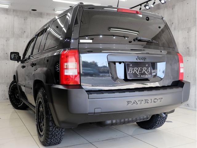 ジープ・パトリオット スポーツ 4WD BRERAオリジナルカスタム 新品社外アルミホイール 新品BFグッドリッチATタイヤ マットブラック塗り分け 社外ナビ バックカメラ 純正サイドカメラ ETC(8枚目)