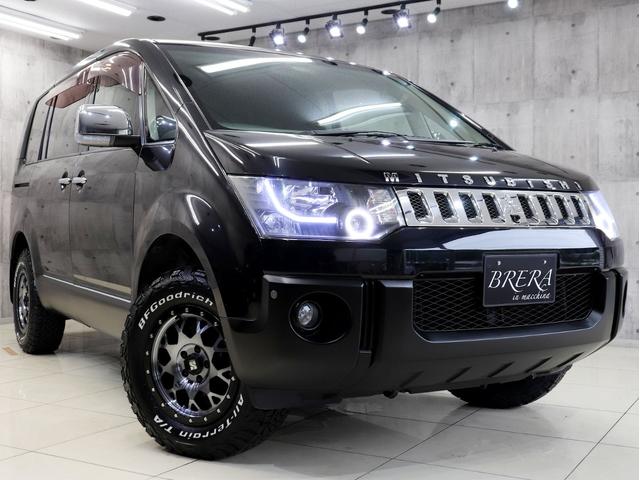 デリカＤ：５ Ｇ　ナビパッケージ　４ＷＤ　ブレラＯＧカスタム　新品社外ＡＷ　新品ＢＦグッドリッチＡＴタイヤ　インナーブラックファイバーＬＥＤヘッドライト　電動スライドドア　ＨＤＤナビ　バックカメラ　ＥＴＣ　クルコン　スマートキー（5枚目）