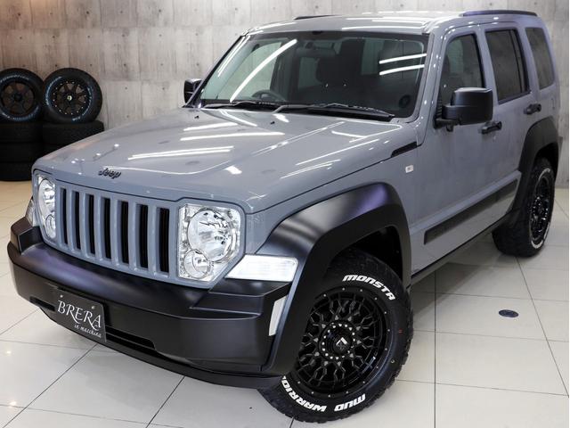 ジープ・チェロキー スポーツクロス 4WD ブレラOGカスタム 新品社外アルミホイール 新品マッドテレーンタイヤ テールランプブラックアウト マットブラック塗り分け 社外ナビ 純正サイドカメラ キーレス クルーズコントロール(2枚目)