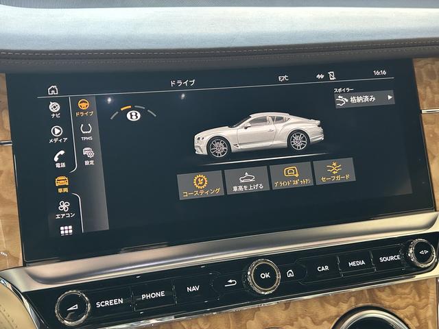 コンチネンタル GT ブライトロワーバンパーマトリックス 21インチアロイホイール AppleCarPlay カーテシイルミ ドラレコ レーダー シートヒーター ステアリングヒーター 地デジ パワートランク(13枚目)