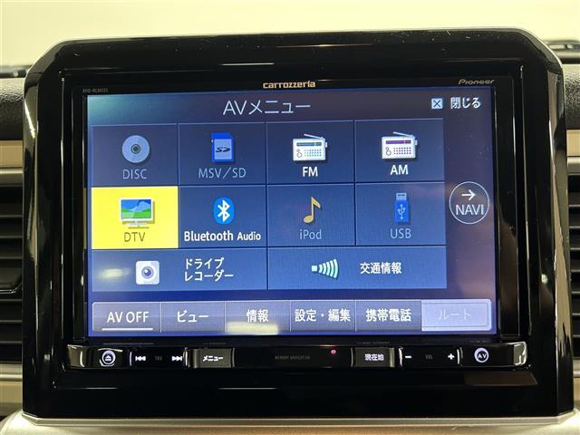 クロスビー ハイブリッドＭＺ　カロッツェリア８型楽ナビ（ＤＶＤ／フルセグ／ＢＴ）　全周囲カメラ　クルコン　シートヒーター　パドルシフト　スズキセーフティサポート　デュアルセンサーブレーキ　逸脱防止　後センサー　前後録画　ＥＴＣ（4枚目）