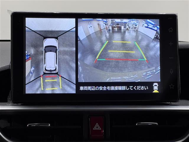 ライズ Ｇ　９インチディスプレイオーディオ／パノラマモニター／ドライブレコーダー／ＥＴＣ２．０／スマートアシスト／衝突回避支援ブレーキ／車線逸脱警報／標識認識／コーナーセンサー／電子パーキングブレーキ／予備キー有（3枚目）