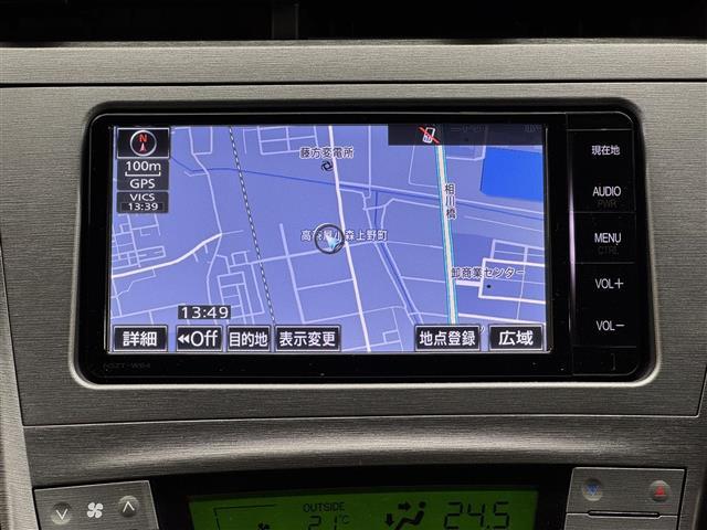 プリウス S 7インチナビ/バックカメラ/フルセグTV/ドライブレコーダー/ビルトインETC/オートライト/HIDヘッドライト/車両接近通報装置/ステアリングスイッチ/オートエアコン/プッシュスタート/スマートキー(5枚目)