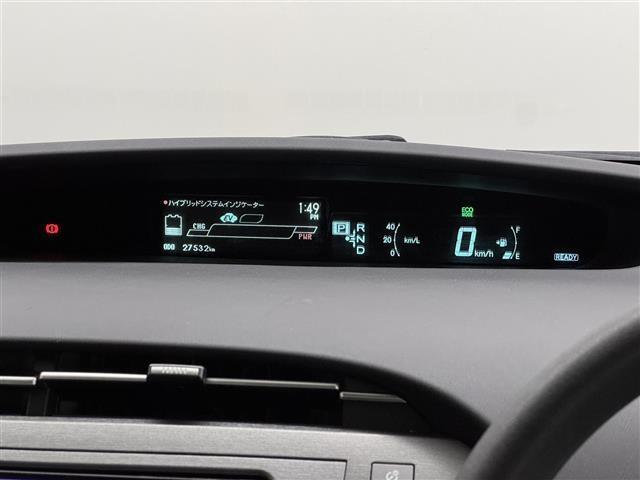 プリウス S 7インチナビ/バックカメラ/フルセグTV/ドライブレコーダー/ビルトインETC/オートライト/HIDヘッドライト/車両接近通報装置/ステアリングスイッチ/オートエアコン/プッシュスタート/スマートキー(17枚目)