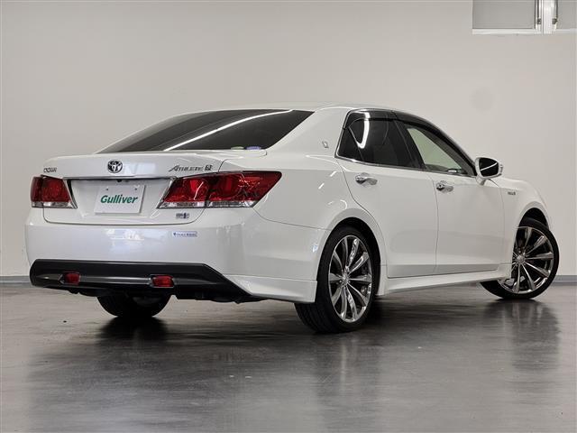 クラウンハイブリッド アスリートＳ　寒冷地仕様／８インチナビ／バックカメラ／ドライブレコーダー／ＥＴＣ／クルーズコントロール／パワーシート／シートヒーター／ステアリングヒーター／オートライト／ＨＩＤヘッドライト／社外１９ＡＷ／Ｐスタート（55枚目）