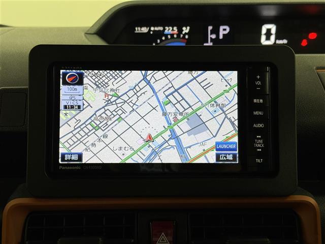 タント ファンクロス 両側パワースライドドア/7インチナビ/パノラマモニター/ルーフレール/スマートアシスト/衝突回避支援ブレーキ/車線逸脱警報機能/標識認識機能/レーンキープコントロール/コーナーセンサー/シートヒーター(6枚目)