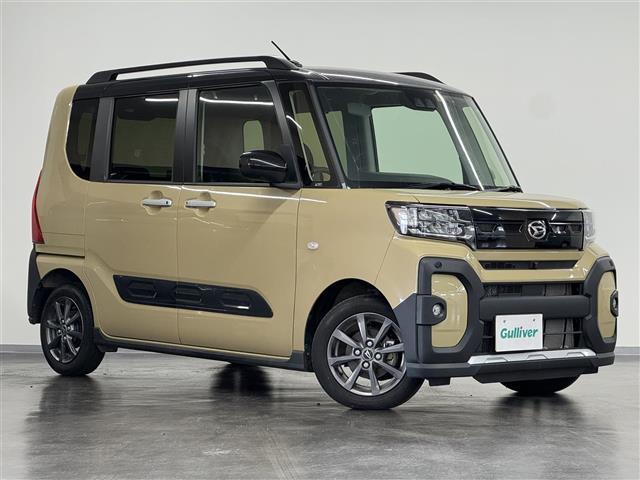 タント ファンクロス 両側パワースライドドア/7インチナビ/パノラマモニター/ルーフレール/スマートアシスト/衝突回避支援ブレーキ/車線逸脱警報機能/標識認識機能/レーンキープコントロール/コーナーセンサー/シートヒーター(34枚目)