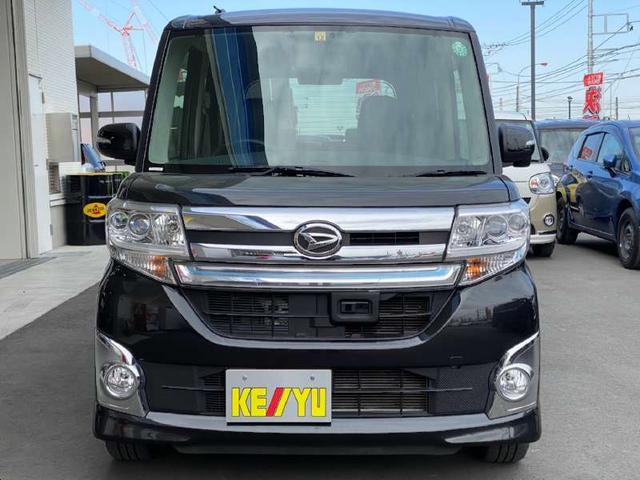 カスタムRS SA ターボ 禁煙 衝突軽減ブレーキ 社外SDナビ DVD ブルートゥース 地デジ ETC USB 両側自動ドア LEDライト エアロ フォグ Bカメラ 革調シートカバー スマートキー マット バイザー(4枚目)
