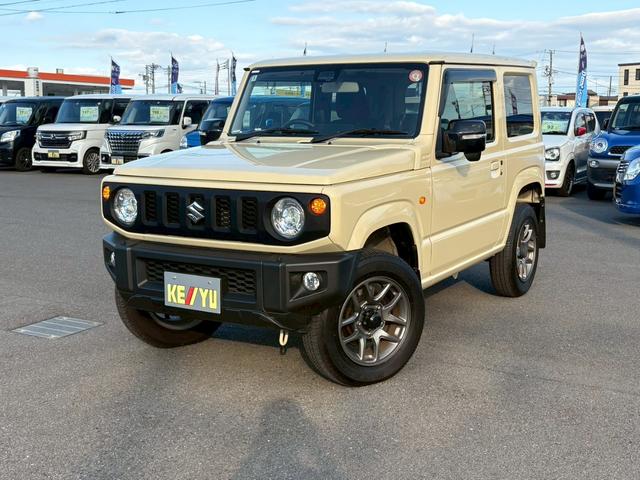 ジムニー XC【4AT・4WD・禁煙・ディスプレイオーディオ&Bカメ】 ◆ターボ◆走行15,164km◆衝突被害軽減ブレーキ◆車線逸脱警報◆【Bluetooth対応純正ディスプレイオーディオ・CD&DVD・USB】クルコン/アイスト/LEDライト/純正16AW/背面タイヤ(3枚目)