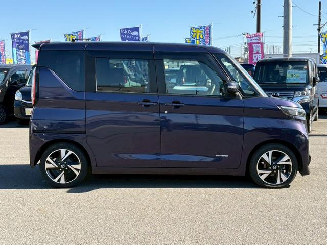 ルークス ハイウェイスターＧターボプロパイロットエディション　禁煙　◆プロパイロット◆衝突被害軽減ブレーキ◆車線逸脱警報◆【Ｂｌｕｅｔｏｏｔｈ対応９型ＳＤナビ・全方位カメラ・地デジＴＶ・ＤＶＤ・ＳＤ録音・ＥＴＣ】両側自動スライド／エンジンプッシュスタート／純正１５ＡＷ（7枚目）