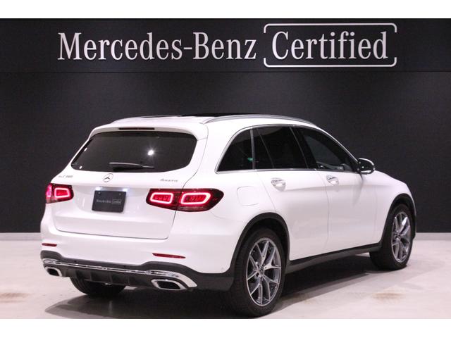 ＧＬＣ ＧＬＣ３００　４マチック　ＡＭＧライン　認定中古車保証２年　ＡＭＧライン　パノラミックスライディングルーフ　レーダーセーフティーパッケージ　３６０°カメラシステム　アンビエントライト６４色　キーレスゴー　シートヒーター　ＥＣＯスタートストッ（3枚目）