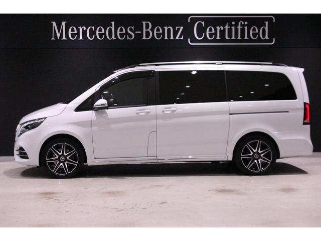 Vクラス V220dエクスクルーシブロングプラチナスイート パノラミックスライディングルーフ 本革巻きステアリングホイール Burmesterサラウンドサウンドシステム シートベンチレーター シートヒーター 360°カメラシステム  アンビエントライト(2枚目)