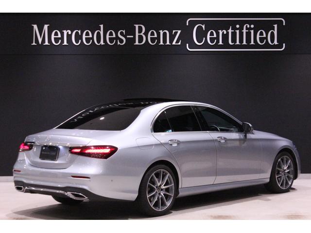 Eクラス E300 スポーツ 認定中古車 360°カメラシステム パノラミックスライディングルーフ ヘッドアップディスプレイ 本革シート Blumesterサラウンド エアバランスパッケージ メモリー付きパワーシート(3枚目)