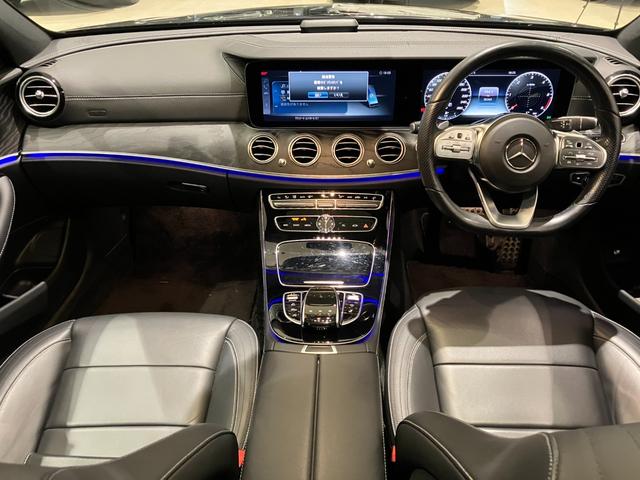 Ｅクラスステーションワゴン Ｅ２２０ｄステーションワゴンアバンギルドＡＭＧライン　弊社ユーザー下取り車　パノラミックスライディングルーフ　本革シート　シートヒーター　全周囲カメラ　レーダーセーフティパッケージ　ＡＭＧライン　アンビエントライト（10枚目）