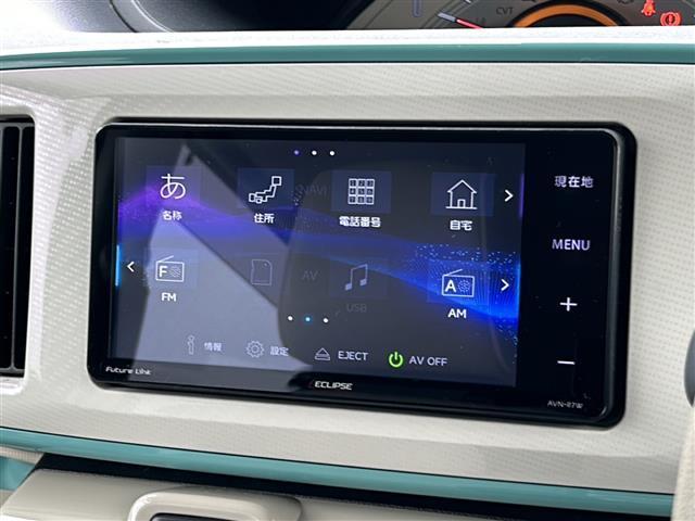 ムーヴキャンバス Ｘリミテッドメイクアップ　ＳＡＩＩ　禁煙車　両側電動　後席モニター　社外ナビ　フルセグＴＶ　バックカメラ　衝突軽減　レーンキープアシスト　ＥＴＣ　オートライト　横滑り防止装置　アイドリングストップ　リアコーナーセンサー　純正フロアマット（8枚目）