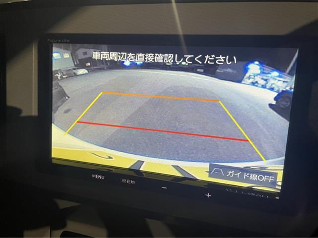 ムーヴキャンバス Ｘリミテッドメイクアップ　ＳＡＩＩ　ＳＡＩＩ／社外７型ナビ／バックカメラ／両側電動ドア／ＥＴＣ／ドラレコ／プッシュスタート／スマートキー×２／横滑り防止機能／アイドリングストップ／オートライト／ＬＥＤフォグ／純フロアマッド／純ドアバイザ（3枚目）