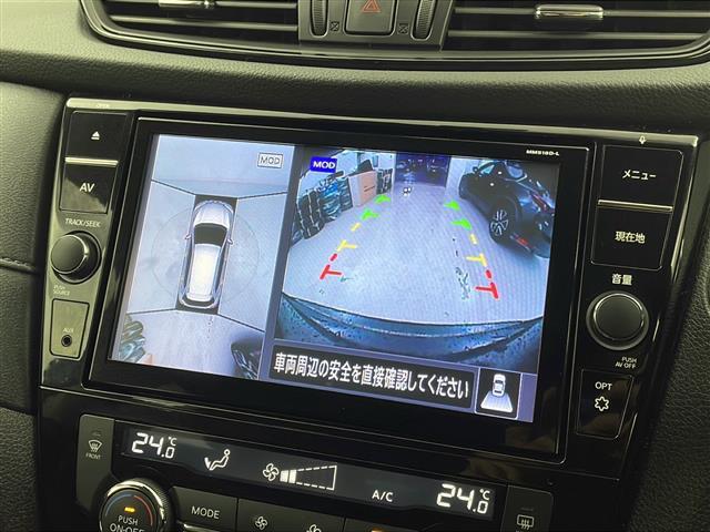 エクストレイル ２０Ｘｉ　ハイブリッド　禁煙車／全方位カメラ／衝突軽減／純正９型ナビ／デジタルインナーミラー／前席シートヒーター／ＬＥＤヘッドライト／ＬＥＤフォグライト／電動パーキングブレーキ／ＡＵＴＯＨＯＬＤ／パワーバックドア／ＥＴＣ（4枚目）