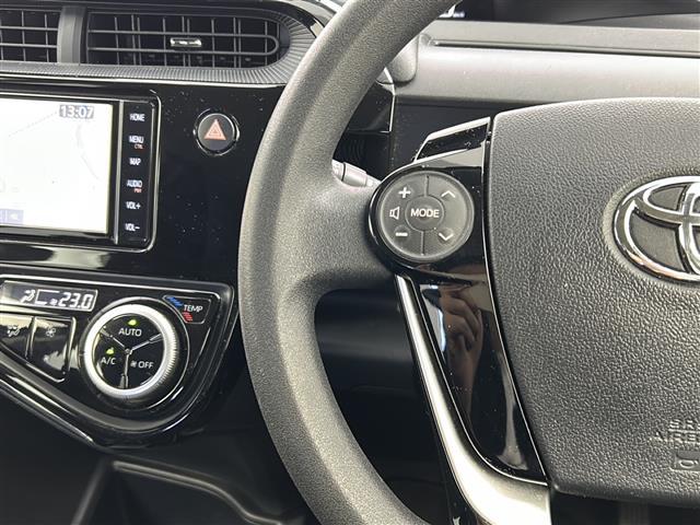 アクア Sスタイルブラック プリクラッシュセーフティ/レーンディパーチャーアラート/オートハイビーム/前後クリアランスソナー/純正ナビ/フルセグTV/Bluetooth/バックカメラ/前ドラレコ/Aストップ/横滑り防止装置(22枚目)