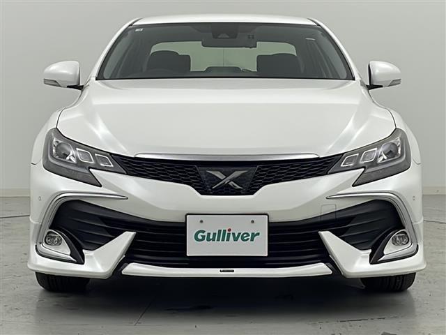 マークX 250G 禁煙車/モデリスタ/トヨタセーフティセンス/Bカメラ/電動シート/社外9型ナビ/フルセグ/革巻きステア/Pスタート/スマートキー/ビルトインETC/ドラレコ/LEDヘッド/フォグ/純正16インチアルミ(17枚目)