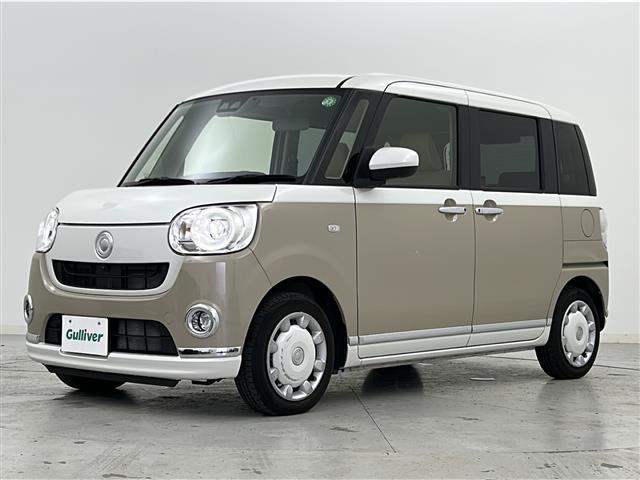 ムーヴキャンバス Ｇメイクアップリミテッド　ＳＡＩＩＩ　禁煙車／衝突軽減／両側パワスラ／全方位カメラ／社外７型ナビ／ＥＴＣ／ＬＥＤヘッドライト／ＬＥＤフォグライト／社外フロアマット／アイドリングストップ／横滑り防止装置／プッシュスタート／スマートキー（18枚目）