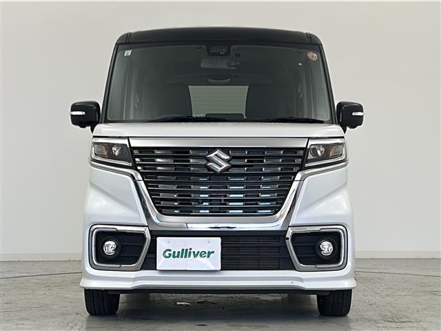 スペーシアカスタム ハイブリッドXS 禁煙車/衝突軽減/ヘッドアップディスプレイ/運転席シートヒーター/両側電動ドア/全周囲カメラ/フルセグテレビ/純正8型ナビ/ETC/前方ドライブレコーダー/純正15インチアルミホイール/LEDヘッド(17枚目)