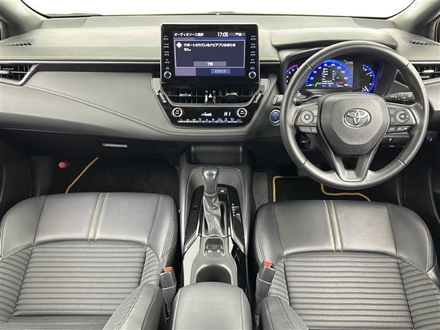 カローラスポーツ ハイブリッドＧ　禁煙車／トヨタセーフティ／ＢＳＭ／ＲＣＴＡ／ＲＣＣ／純正ＤＡ／Ｂカメラ／純正ＥＴＣ／純正ドラレコ／革巻ステア／ステアスイッチ／スマートキー／ハーフレザーシート／ＬＥＤヘッド／ＬＥＤフォグ／純正フロア（2枚目）