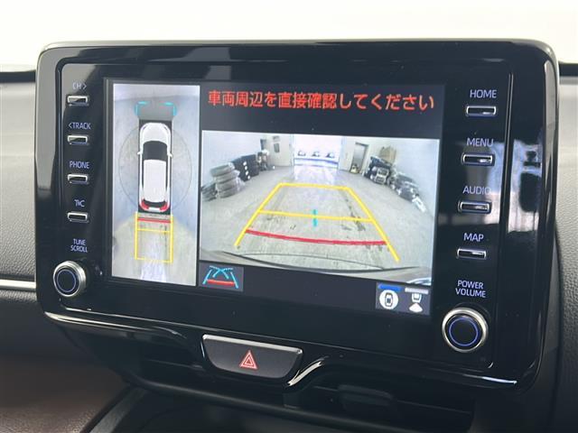 ヤリスクロス ハイブリッドＺ　禁煙車／トヨタセーフティー／ＲＣＣ／全周囲カメラ／純正ナビ／ビルトインＥＴＣ／ドラレコ／シートヒーター／パワーシート／ハーフレザーシート／ステアヒーター／革巻きステア／スマートキー×２／純正１８アルミ（3枚目）