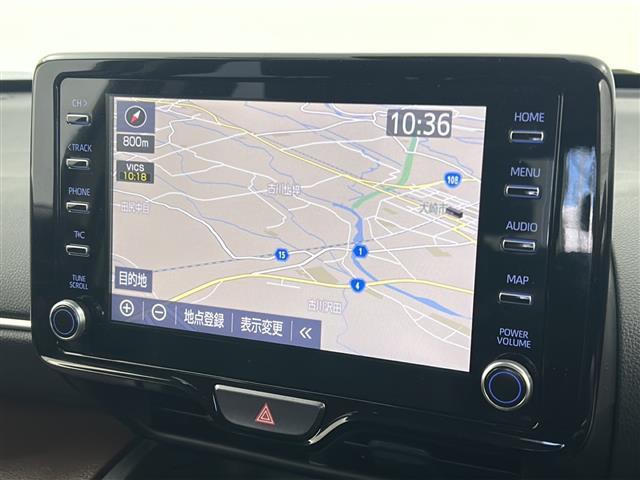ヤリスクロス ハイブリッドＺ　禁煙車／トヨタセーフティー／ＲＣＣ／全周囲カメラ／純正ナビ／ビルトインＥＴＣ／ドラレコ／シートヒーター／パワーシート／ハーフレザーシート／ステアヒーター／革巻きステア／スマートキー×２／純正１８アルミ（21枚目）