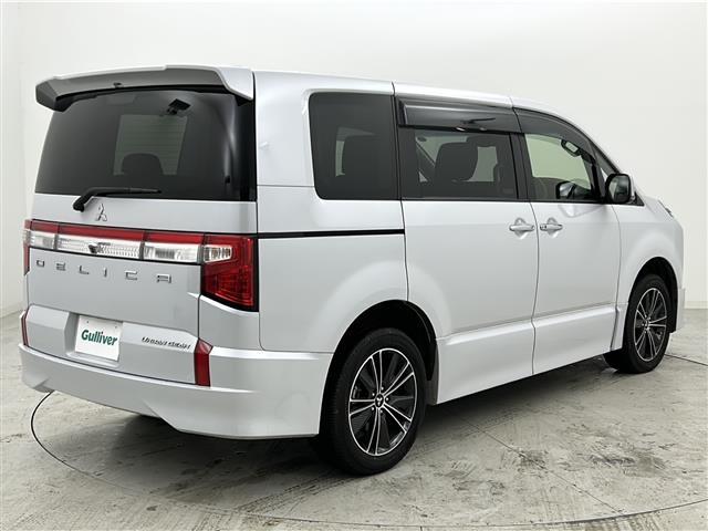 デリカＤ：５ アーバンギア　Ｇ　パワーパッケージ　禁煙車／ｅ－アイシスト／全周囲／ＡＣＣ／左側電動ステップ／電動リアゲート／両側パワスラ／純正ナビ／ＥＴＣ／シートヒーター／革巻ステア／ステアスイッチ／ステアヒーター／スマートキー×２／純正１８ＡＷ（37枚目）