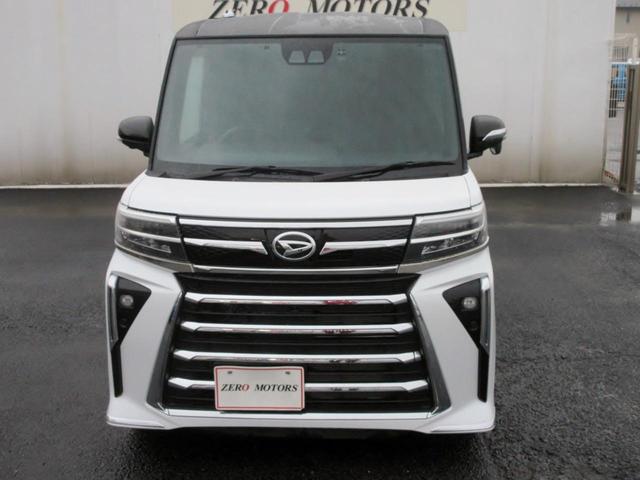 タント カスタムＲＳ　ターボ　ブレーキサポート　後期　ワンオーナー　９インチナビ　フルセグＴＶ　全周囲モニター　ブルートゥース対応　ＬＥＤヘッドライト　両側電動スライドドア　ハーフレザーシート　アイドリングストップ（4枚目）