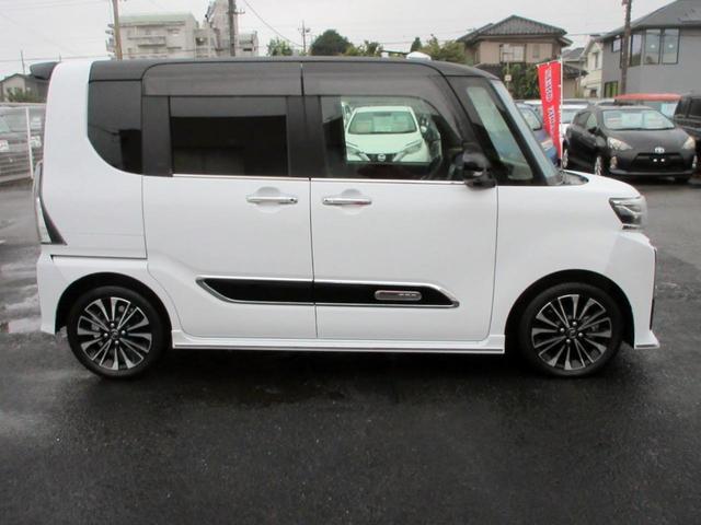 タント カスタムＲＳ　ターボ　ブレーキサポート　後期　ワンオーナー　９インチナビ　フルセグＴＶ　全周囲モニター　ブルートゥース対応　ＬＥＤヘッドライト　両側電動スライドドア　ハーフレザーシート　アイドリングストップ（8枚目）