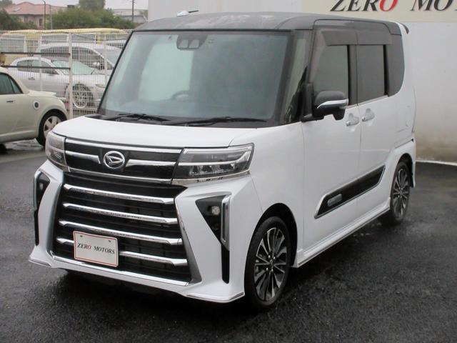 タント カスタムＲＳ　ターボ　ブレーキサポート　後期　ワンオーナー　９インチナビ　フルセグＴＶ　全周囲モニター　ブルートゥース対応　ＬＥＤヘッドライト　両側電動スライドドア　ハーフレザーシート　アイドリングストップ（14枚目）