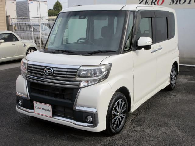 タント カスタムＸ　トップエディションＳＡＩＩ　ブレーキサポート　後期　ナビ　ＴＶ　ブルートゥース対応　バックカメラ　ハーフレザーシート　横滑り防止装置　アイドリングストップ　スマートキー　ＥＴＣ　ＬＥＤヘッドライト（13枚目）