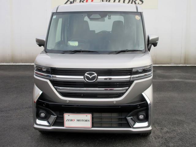 フレアワゴンカスタムスタイル ＸＴ　ターボ　ブレーキサポート　現行モデル　９インチナビ　フルセグＴＶ　全方位カメラ　ブルートゥース対応　アダプティブクルーズコントロール　両側電動スライドドア　ヘッドアップディスプレイ　ハーフレザーシート（3枚目）