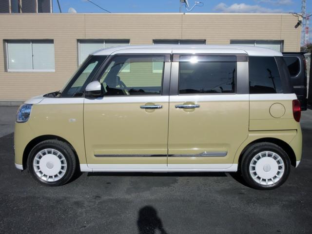 ムーヴキャンバス ストライプスＧ　エコアイドル非装着車　９インチディスプレイオーディオ　アップルカープレイ　アンドロイドオート対応　フルセグＴＶ　バックカメラ　両側電動スライドドア　左右シートヒーター　ドラレコ　オートブレーキホールド（9枚目）