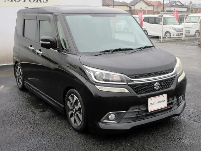 ソリオバンディット ハイブリッドＭＶ　修復歴無し　ナビ　フルセグＴＶ　ブルートゥース対応　全方位モニター　ＥＴＣ　両側電動スライドドア　スマートキー　ＬＥＤヘッドライト　シートヒーター　アイドリングストップ　ローダウン／車高調（11枚目）