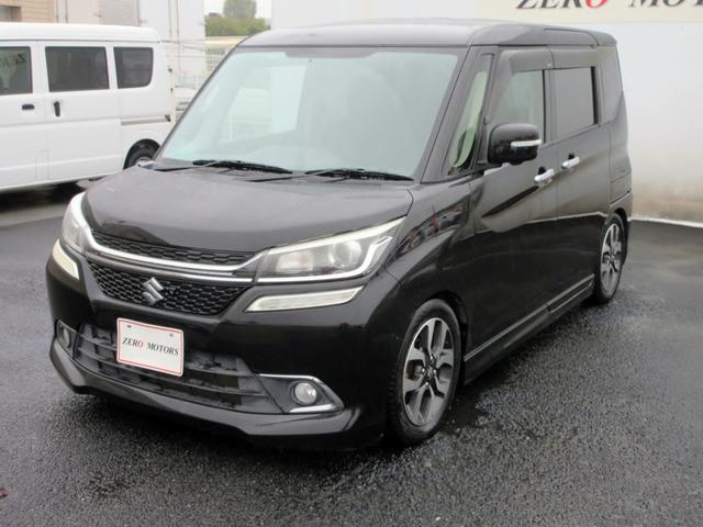 ソリオバンディット ハイブリッドＭＶ　修復歴無し　ナビ　フルセグＴＶ　ブルートゥース対応　全方位モニター　ＥＴＣ　両側電動スライドドア　スマートキー　ＬＥＤヘッドライト　シートヒーター　アイドリングストップ　ローダウン／車高調（13枚目）